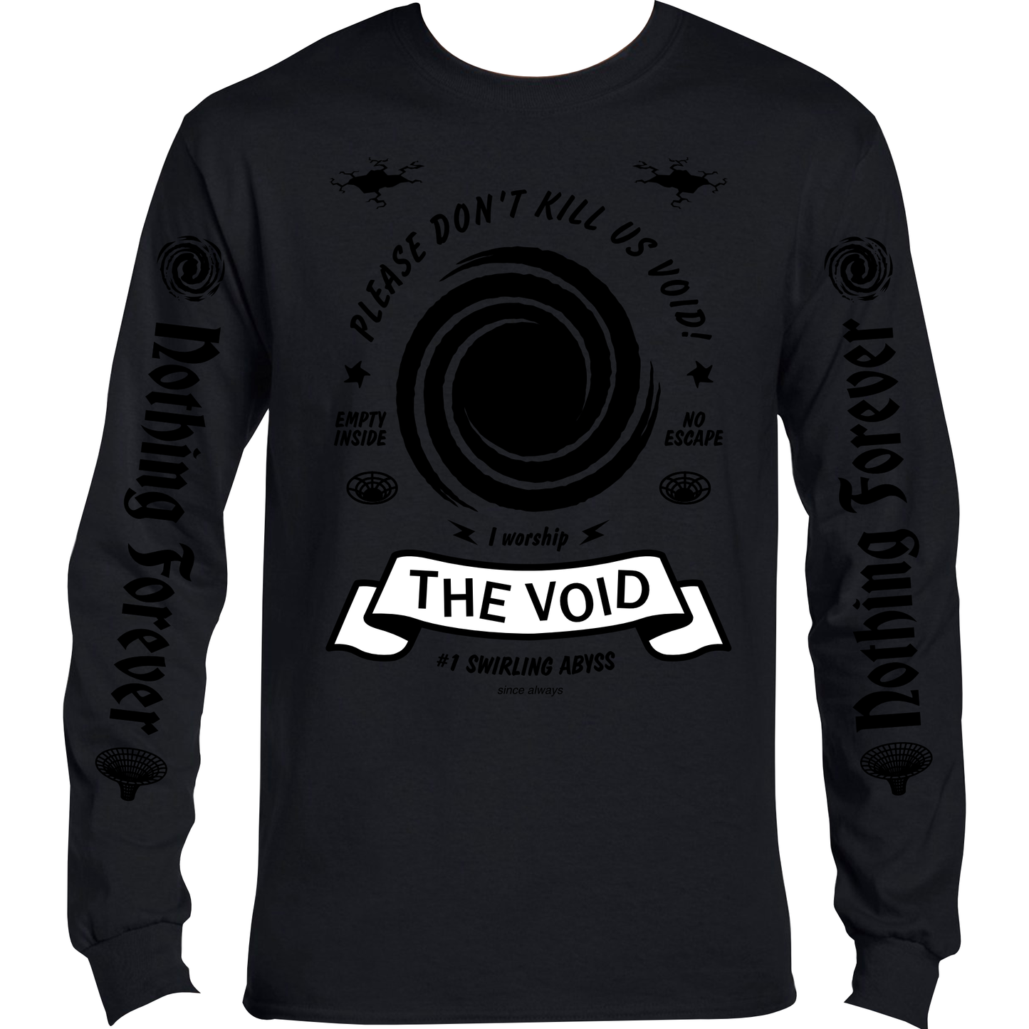 "Please Don't Kill us Void" Long-Sleeved t-shirt