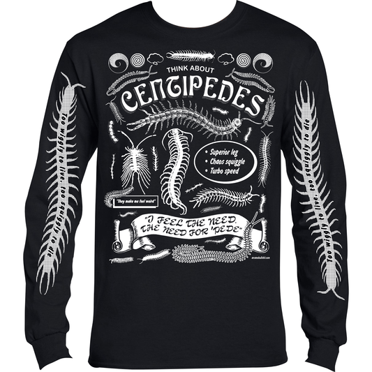 Arcane Bullshit Long-sleeved Tee black / XS "Centipede" Long-Sleeved t-shirt