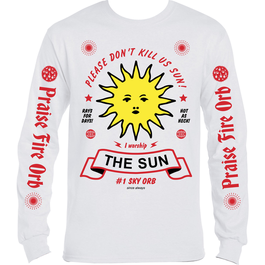 Arcane Bullshit Long-sleeved Tee XS "Please Don't Kill us Sun" Long-Sleeved t-shirt