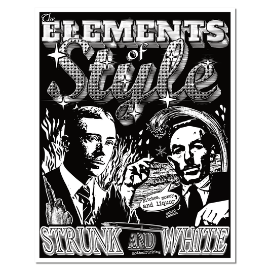 Arcane Bullshit Poster "Elements of Style" poster