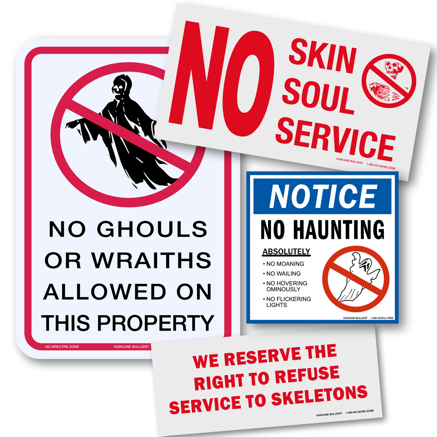 Arcane Bullshit Sticker "Ghoul Begone" Sticker Pack