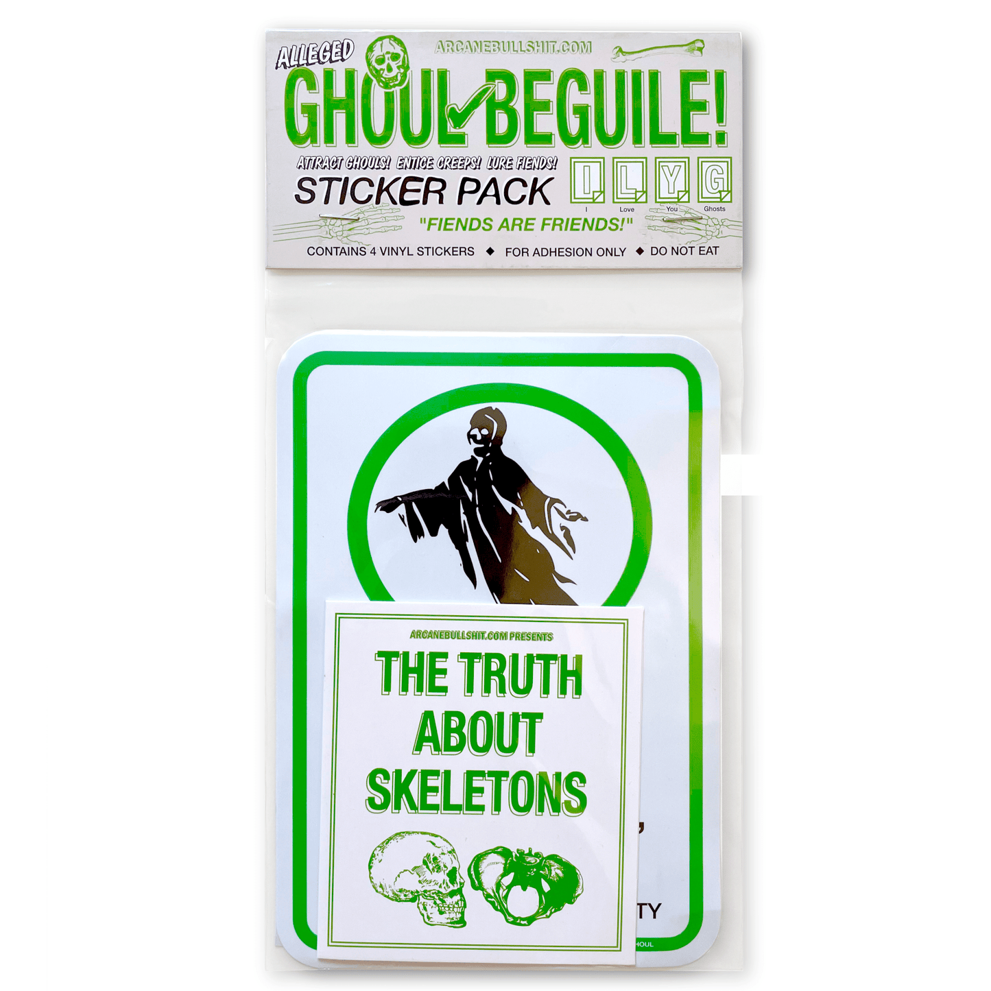 Arcane Bullshit Sticker "Ghoul Beguile" Sticker Pack