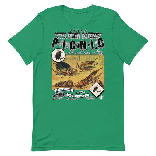 Arcane Bullshit T-shirt Kelly / XS "Waterbug Picnic" Unisex t-shirt