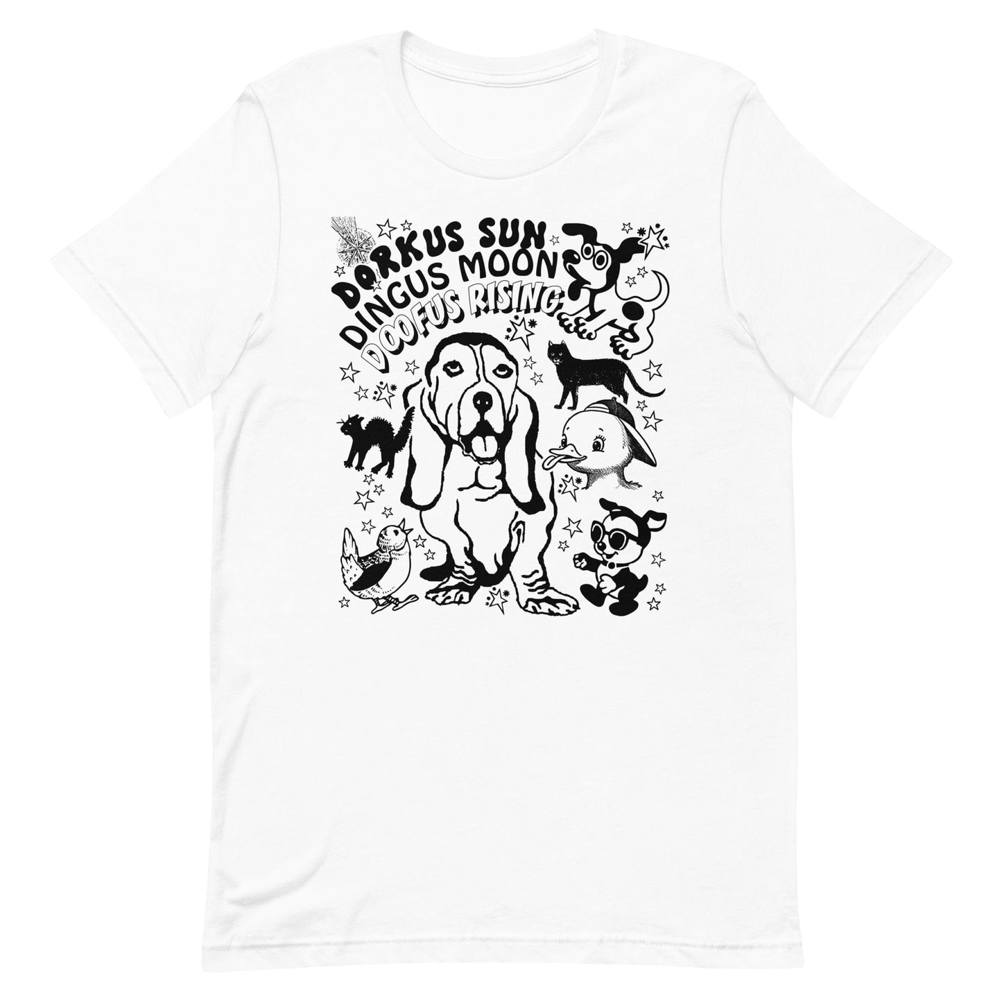 Arcane Bullshit T-shirt White / XS "Dorkus, Dingus, Doofus" Unisex T-shirt