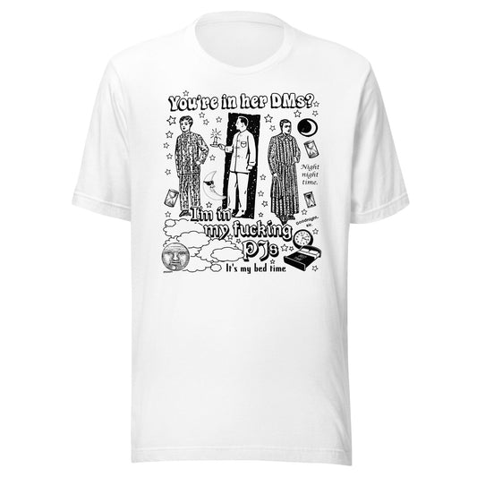 Arcane Bullshit T-shirt White / XS "In My PJs" Unisex t-shirt