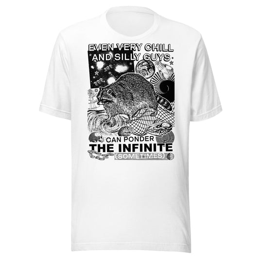 Arcane Bullshit T-shirt White / XS "Ponder the Infinite" Unisex t-shirt