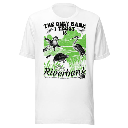 Arcane Bullshit T-shirt White / XS "The Riverbank" unisex tee