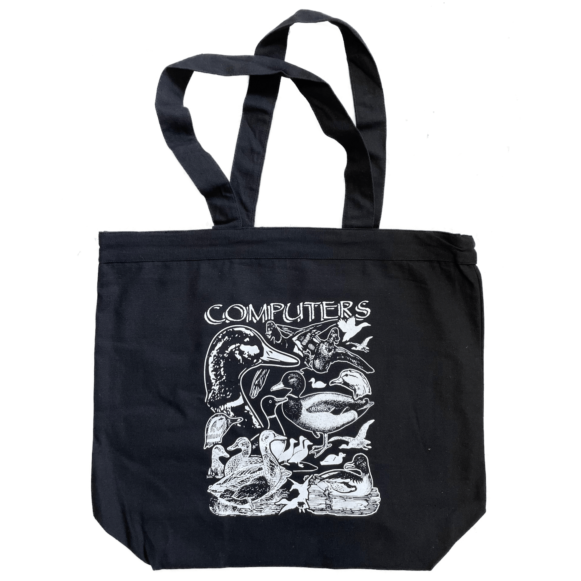 Arcane Bullshit Tote Black "Computers" tote bag