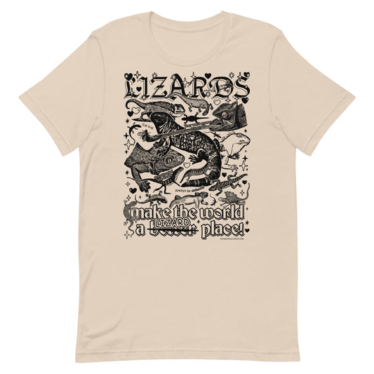"Lizards" Unisex t-shirt