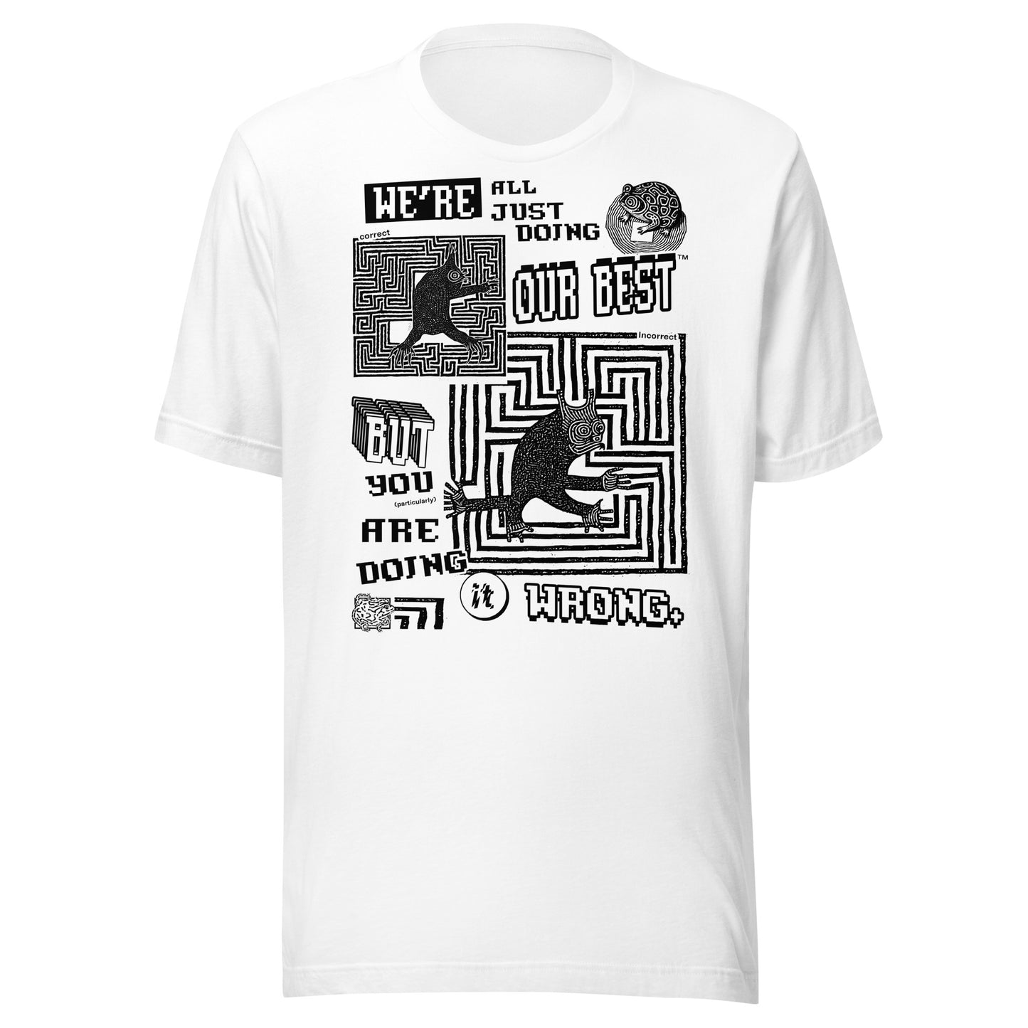 T-shirt unisexe « Faire de notre mieux »